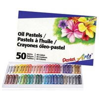 Pentel Oil Pastel - 50/Set Assorted